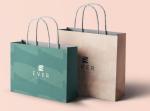 Embossed Printing Paper Bag 250gsm Printed Paper Carrier Bags