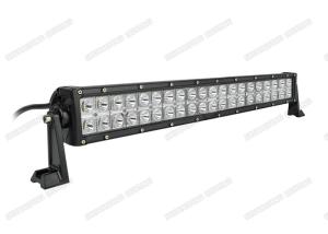 China Cree Double Row Black / White LED Light Bar 120w 6000K PC Lens For Vehicles on sale