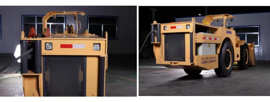 DERUI 1 Cube Electric Powered Loaders Support Customized OEM Logo Deisgn