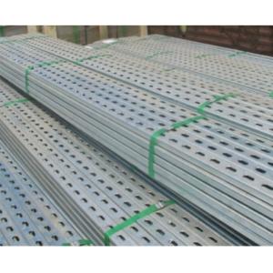 China Ss Stainless Steel Unistrut Channel 10' 10 Ft Galvanized Carbon Steel C Channel 1 5 8&quot; factory
