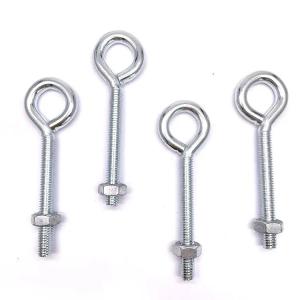 China Round Head Metric Eye Bolts Nuts Grade 4.8/6.8/8.8/10.9/12.9 for Fastening factory