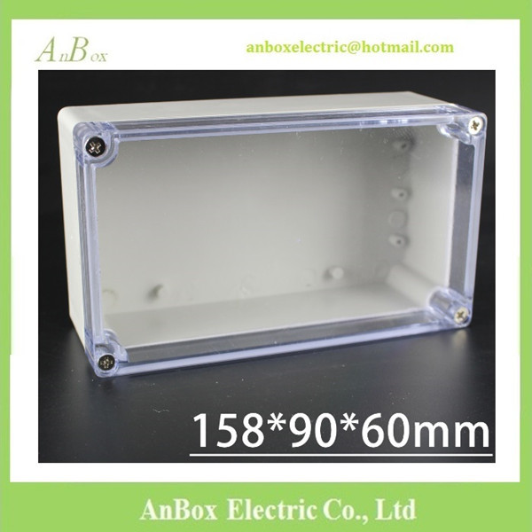 China 158*90*60mm Clear Lid Electrical Plastic Waterproof Enclosure ip65 factory