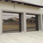 12 16 18 Foot Aluminum Full View Glass Garage Doors Frameless