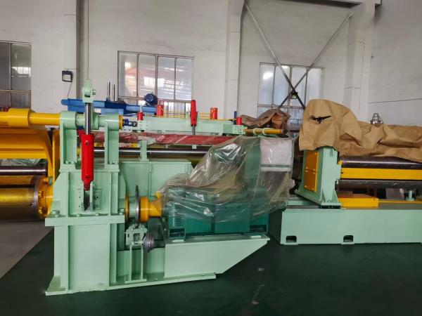 Middle Thick Steel Strip Slitting Machine For Carbon Steel 0.6mm Thick 1500mm
