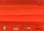 Safety Vest Orange Reflective Fabric Fluorescent Material Fabric For Garment