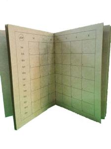 China Wooden Color Art Paper Custom Printed Notebooks Sewing Binding Notebook Printing factory