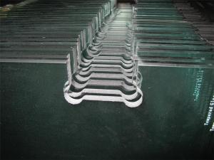 China Flat Shape Building Tempered Glass Cutting Customized Logo factory