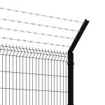 Bending Welded 3d Curved Fence Pvc Coated Steel Panels For Garden Decoration