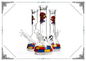 China Superhero Series Glass Smoking Water Pipe Bong Ingot Ice Catcher Bongs Hookah pipes factory