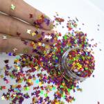 Add a Touch of Glam to Your Nails with Multi Colors Butterfly Glitter Mix Other