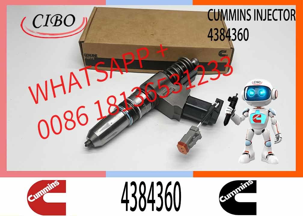Factory OEM quality Brand New Diesel Common Rail Fuel Injector Assembly 4307516 3087560 4384360 for C ummins N14 engine