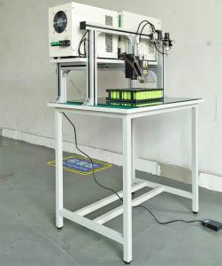 China Gantry Battery Cell Spot Welder , DC Spot Lithium Cylindrical Battery Pack Welder factory