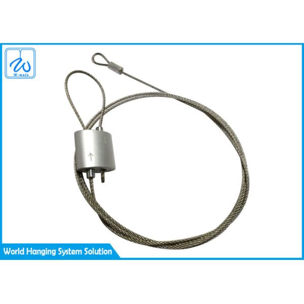 China Durable Light Fittings Wire Suspension Hanging Kit With Looping Gripper factory