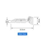 Spa White Wall Mounted Shower Seat 32.5*32.5*10cm Size For Bathroom / Balcony