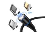 7PIN Cable 27g 360 Rotate Magnetic 3 In 1 Charging Cable