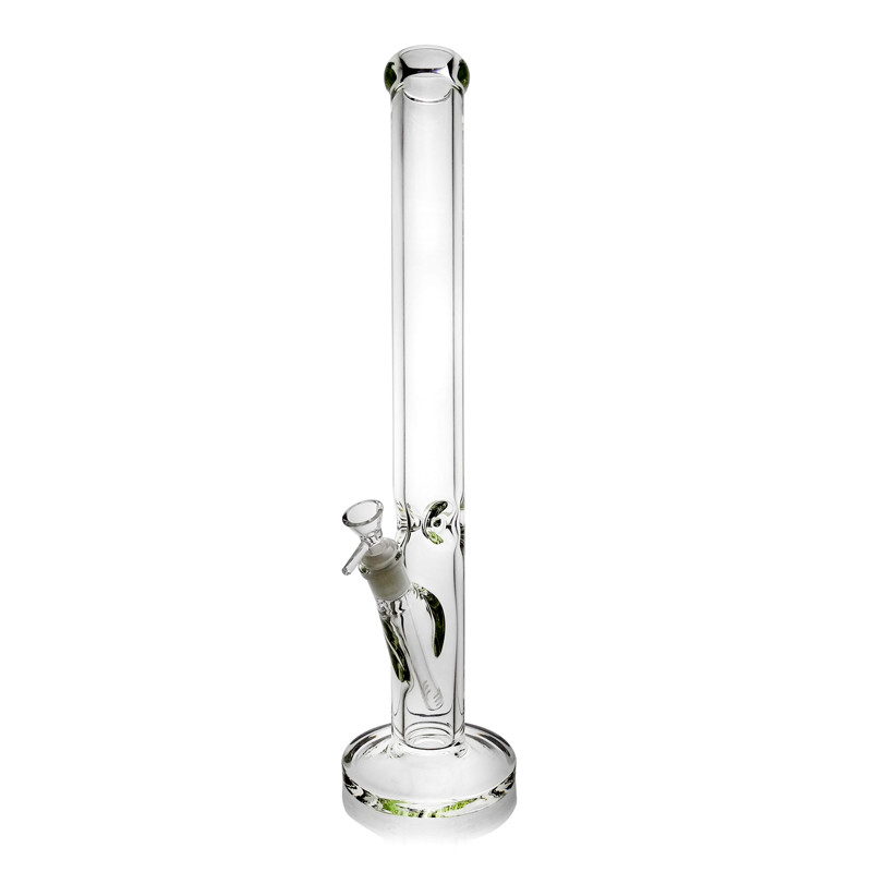 Straight Type 9mm Percolator Ice Bong Pipe Simple Design Downstream Diffuser