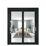 Soundproof Anodized Aluminum Sliding Windows Double Glazed