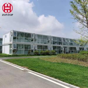 China Zontop China Hurricane Proof Modern Modular 3 Bedrooms 2 Storey Prefab Container House factory