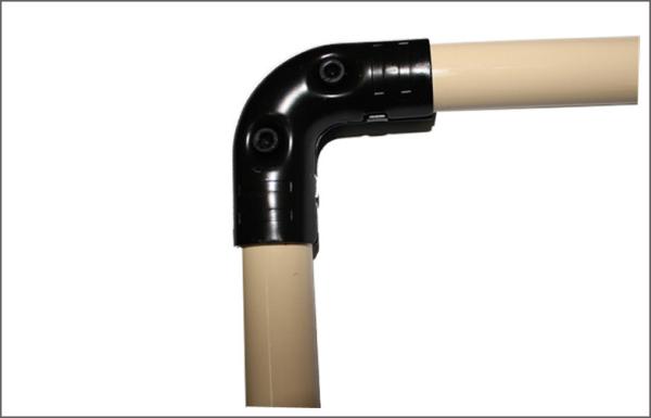 90 Degree Black Metal Pipe Connectors Elbow Pipe Fittings For Pipe Racking