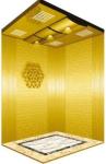 High Speed Automatic Passenger Elevator Hairline Stainless Steel