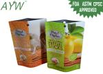 Matt Vanish Food Packaging Bags Twice Baked Pretzel Sticks For Lemon Toffee