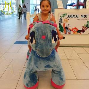 China Hansel amusement park walking plush battery operated ride toy animals factory