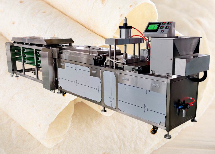 800 Pcs/H Automatic Industrial Tortilla Making Machine PLC Core
