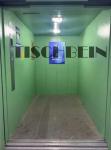 Traction VVVF Painted Steel Cargo Elevator Freight Elevator With Checkered Plate