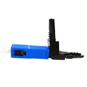 China Clamshell SC-APC Fiber Optic Quick Connector 0.3dB Insertion Loss Easily Installed 55cm factory