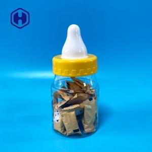 China 540ml Bpa Free Packaging Candies Cute Plastic Jars With Lids factory