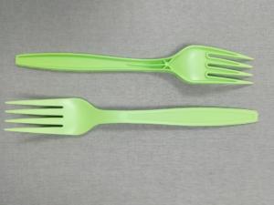 China 7 Inch Length Eco Friendly Biodegradable Compostable Bioplastic Utensils Disposable Fork Made Of Corn Starch factory