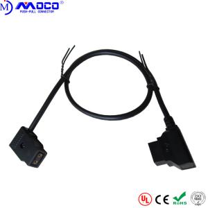 China Male To Female Anton Bauer Custom Power Cables , D Tap Power Cable 2 Pin factory