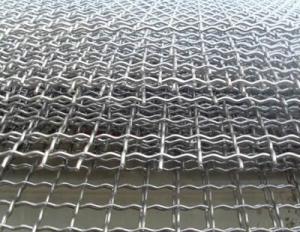 China Smooth Surface Crimped Wire Mesh Galvanized Stainless Steel 304 Heavy Duty Screens factory