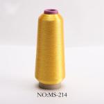 White Eco Friendly Dyed Spun Polyester Yarn For Knitting Soft Texture Low