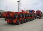 Hydraulic Steering Axle Automatic Modular Transport Truck With 200t Load