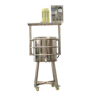 China Heating Mixing Lipstick Drum 50L Lipstick Stirring Melting Machine factory
