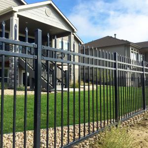 China Decorative 8 Wrought Iron Fence Panels Heavy Duty Zinc Galvanized Dipped Stainless Steel Farm factory