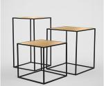 Aluminum Surface Shop Display Shelves Metal Frame Shelving With Different Size