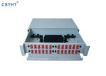 2U Height Fiber Optic Patch Panel Sliding 19 Inch ODF 48 Port With SC FC ST LC