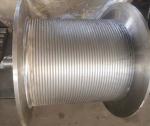 Alloy Steel 300m Grooved Cable Drum Tower Crane Electric