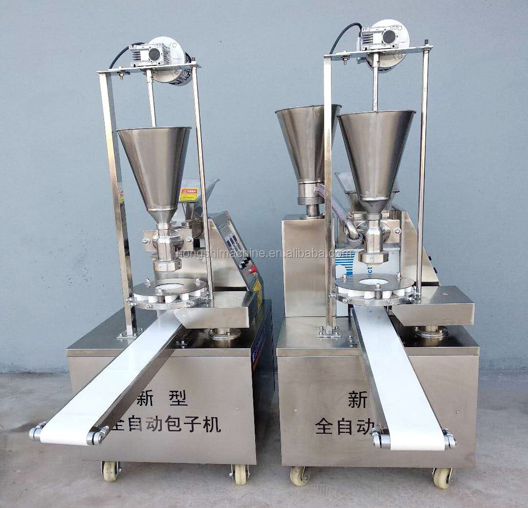 Industrial Automatic Round Stuffed Steamed Bun Making Machine Momo Filling Making Machine Steam Bun Maker Machine