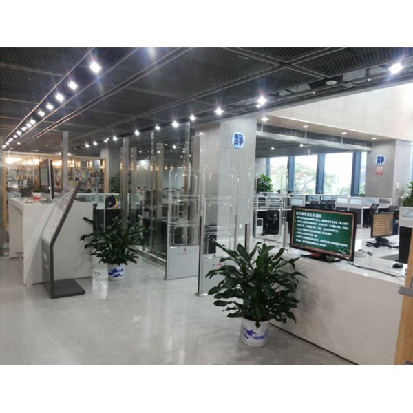 HF RFID Library Security Gates Anti Theft Supports Integrated Camera With Detection Gate
