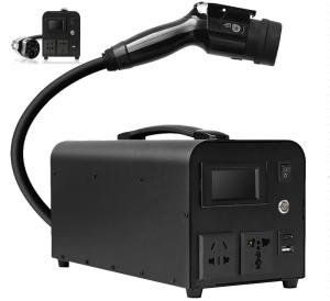 China GBT 5.5kw EV Discharge Gun With Cable Plug And Overvoltage Protection factory