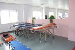 190 X 55 X 92CM Folding Ambulance Stretcher Trolley 40kg Height Adjustable