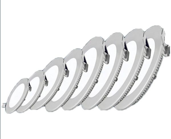 Round LED Slim Downlights 2700-7000K White LED Downlights 3w 4w 6w 9w 12w 15w