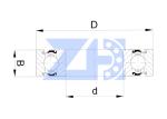 Deep Groove Ball Bearing P204RR6 Lawn Mower Spindle Agricultural Bearing