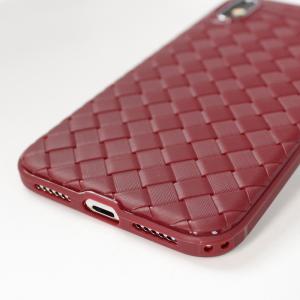 New Arrival Braided Weave Pattern TPU Soft Silicon Mobile Phone Case for iphone