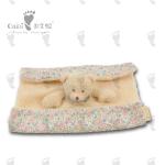 PP Cotton Bear Security Blanket Scarf With Animals 27 X 27cm