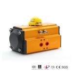 Aluminum Alloy Pneumatic Drive Rack And Pinion Valve Actuator 3 Position