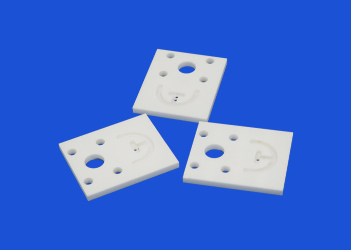 Customized White Industrial 95% Alumina Ceramic Parts High Corrosion Resistance